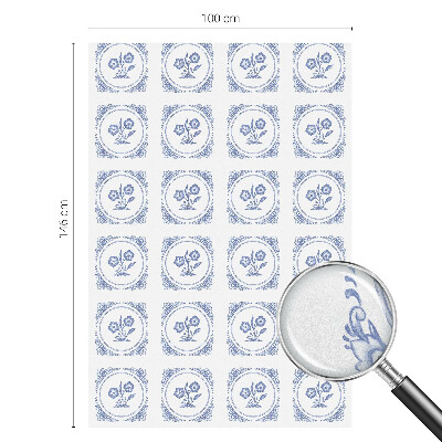 Zatmavovací fólie na okna Křehké květiny