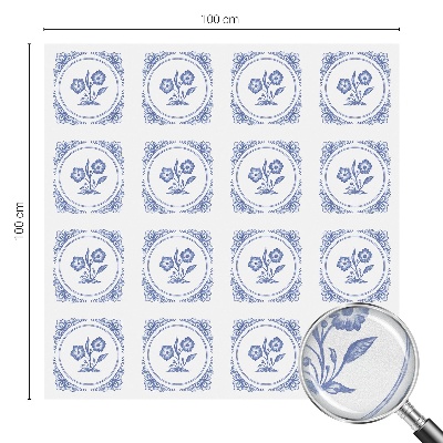 Zatmavovací fólie na okna Křehké květiny