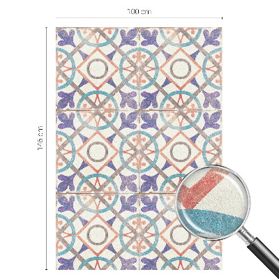 Neprůhledná fólie na sklo dveří Barevné mozaiky