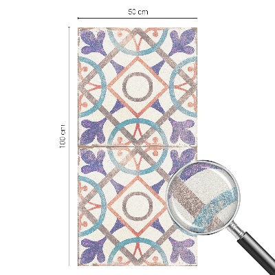 Neprůhledná fólie na sklo dveří Barevné mozaiky