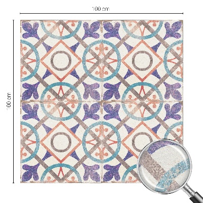 Neprůhledná fólie na sklo dveří Barevné mozaiky