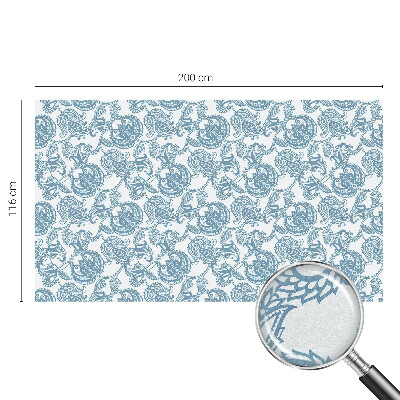 Protisluneční fólie na okna Modré ozdoby