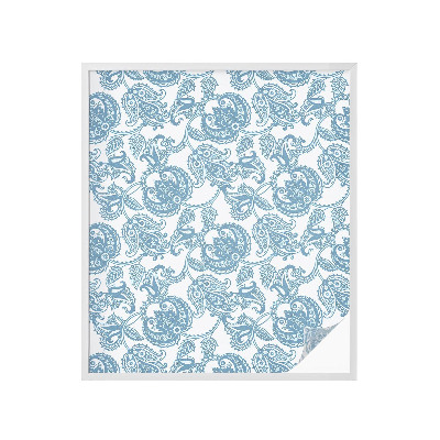 Protisluneční fólie na okna Modré ozdoby