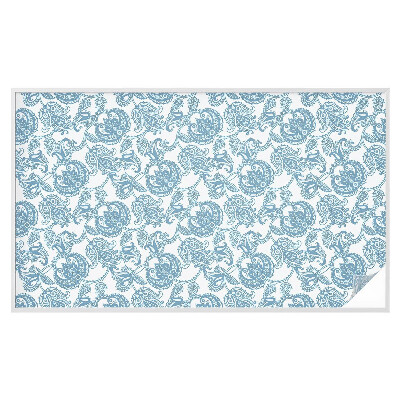 Protisluneční fólie na okna Modré ozdoby