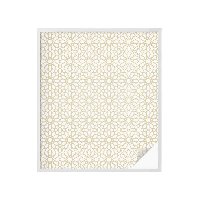 Privátní fólie na okno vitráž Geometrické vzory