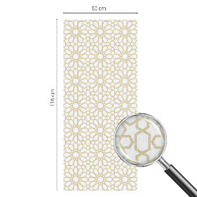 Privátní fólie na okno vitráž Geometrické vzory