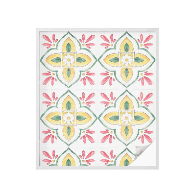 Neprůhledná fólie na sklo dveří Květinový ornament