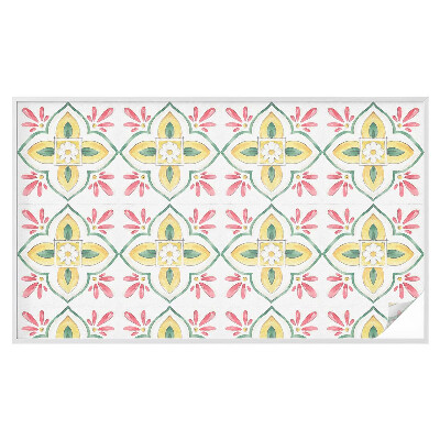 Neprůhledná fólie na sklo dveří Květinový ornament