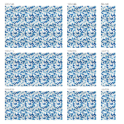 Privátní fólie na okno vitráž Hra s dlaždicemi