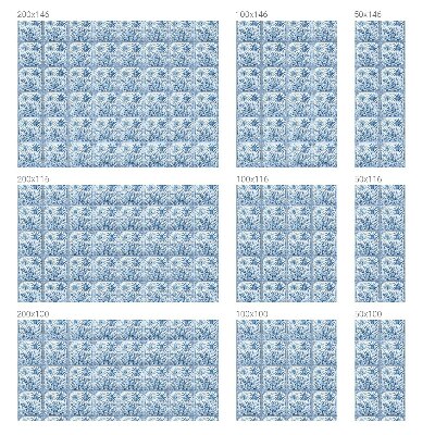 Dekorativní mléčná fólie na sklo Tropická krajina