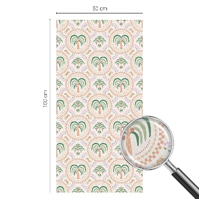 Protisluneční fólie na okna Exotické palmy