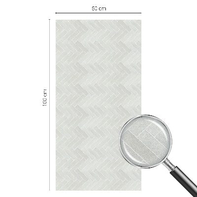 Neprůhledná fólie na sklo dveří Šedá rybí kost