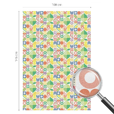 Protisluneční fólie na okna Barevné ovoce