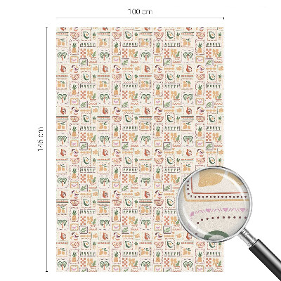 Protisluneční fólie na okna Folklorní vzory