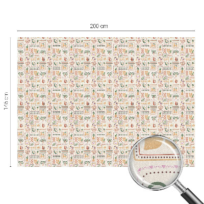 Protisluneční fólie na okna Folklorní vzory