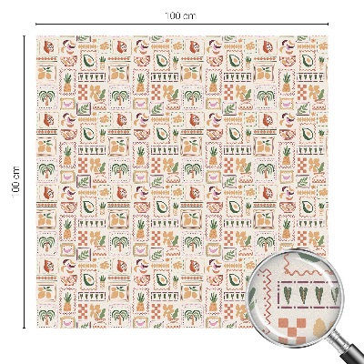 Protisluneční fólie na okna Folklorní vzory