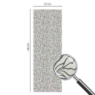 Zatmavovací fólie na okna Listy květy