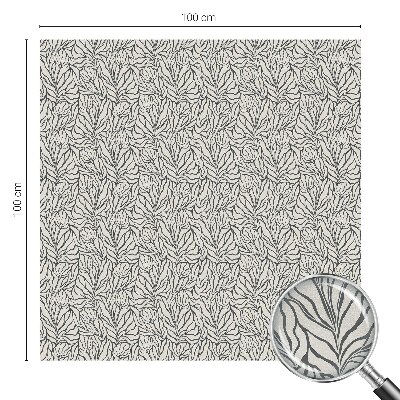 Zatmavovací fólie na okna Listy květy