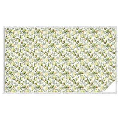 Neprůhledná fólie na sklo dveří Avokádové listy