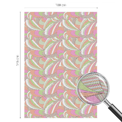 Privátní fólie na okno vitráž Barevný cikcak