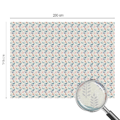 Zatmavovací fólie na okna Pasteloví ptáci