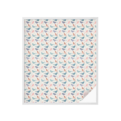 Zatmavovací fólie na okna Pasteloví ptáci