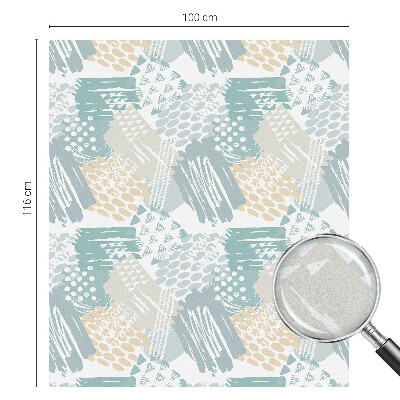 Neprůhledná fólie na sklo dveří Abstraktní mozaika