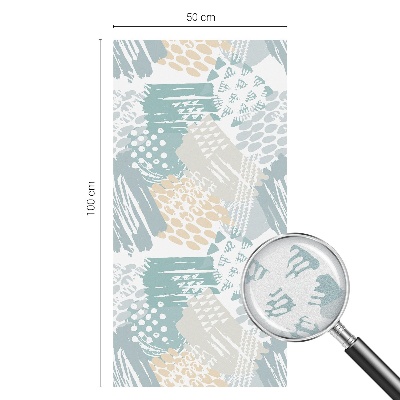 Neprůhledná fólie na sklo dveří Abstraktní mozaika