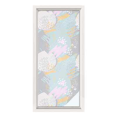 Neprůhledná fólie na sklo dveří Abstraktní harmonie