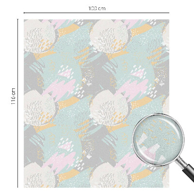 Neprůhledná fólie na sklo dveří Abstraktní harmonie