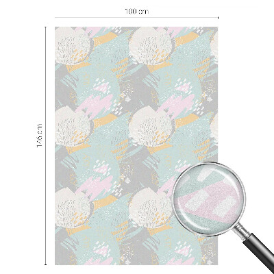 Neprůhledná fólie na sklo dveří Abstraktní harmonie