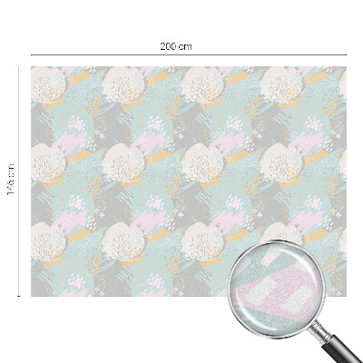 Neprůhledná fólie na sklo dveří Abstraktní harmonie