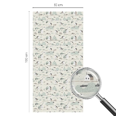 Protisluneční fólie na okna Idylická vesnice