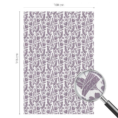 Dekorativní mléčná fólie na sklo Lidové motivy