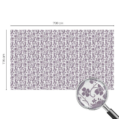 Dekorativní mléčná fólie na sklo Lidové motivy