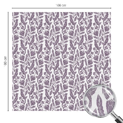 Dekorativní mléčná fólie na sklo Lidové motivy