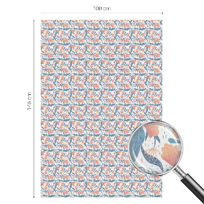 Zatmavovací fólie na okna Květinová hostina