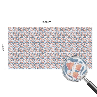 Zatmavovací fólie na okna Květinová hostina