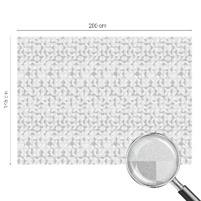 Neprůhledná fólie na sklo dveří Geometrické vzory