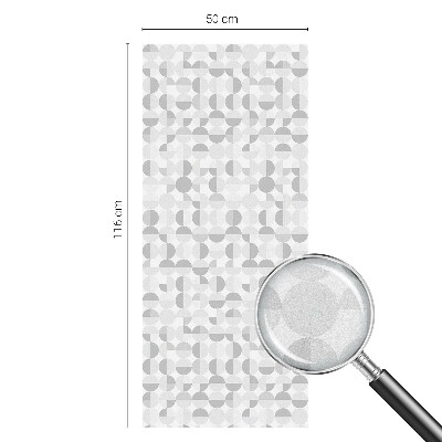 Neprůhledná fólie na sklo dveří Geometrické vzory