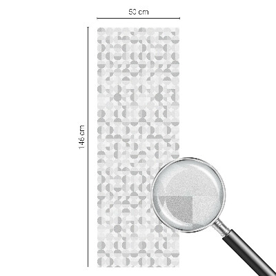 Neprůhledná fólie na sklo dveří Geometrické vzory