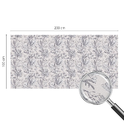 Protisluneční fólie na okna Listy a motýli