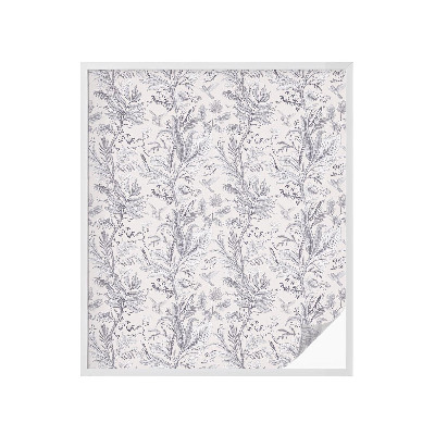 Protisluneční fólie na okna Listy a motýli