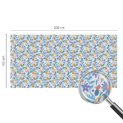 Protisluneční fólie na okna Rostlinný motiv