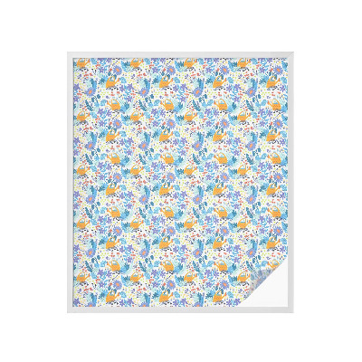 Protisluneční fólie na okna Rostlinný motiv