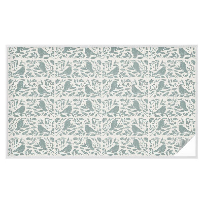 Dekorativní mléčná fólie na sklo Ptačí motiv