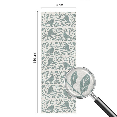 Dekorativní mléčná fólie na sklo Ptačí motiv