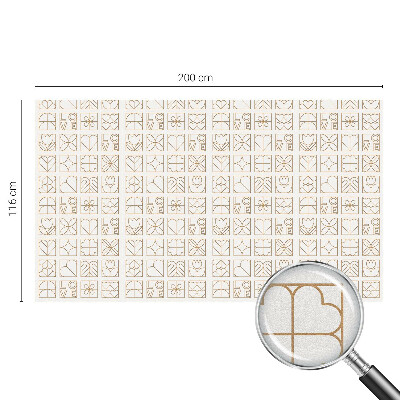 Zatmavovací fólie na okna Geometrická láska