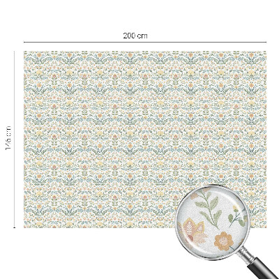 Protisluneční fólie na okna Květinová symetrie