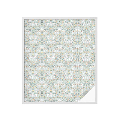 Neprůhledná fólie na sklo dveří Jelení květiny